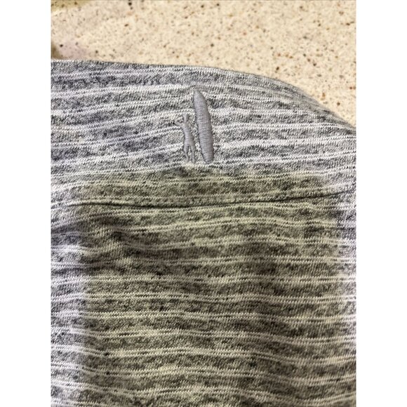 BRAND NEW Johnnie O Hanging Out 1/4 Zip Sweater, Mens Large Heather Gray Stripe - Picture 9 of 11